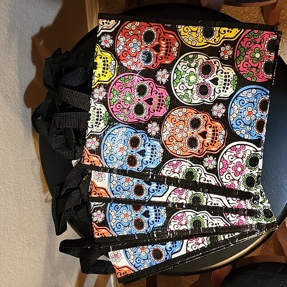 Marshalls Bags 4 Nwot Marshalls Reusable Sugar Skull Tote Bags Set